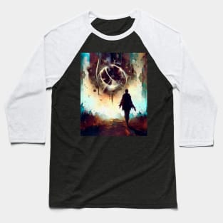 Traveler in another dimension world abstract Baseball T-Shirt